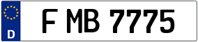Truck License Plate